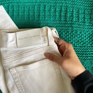 Ralph Lauren Cream White Jeans 26